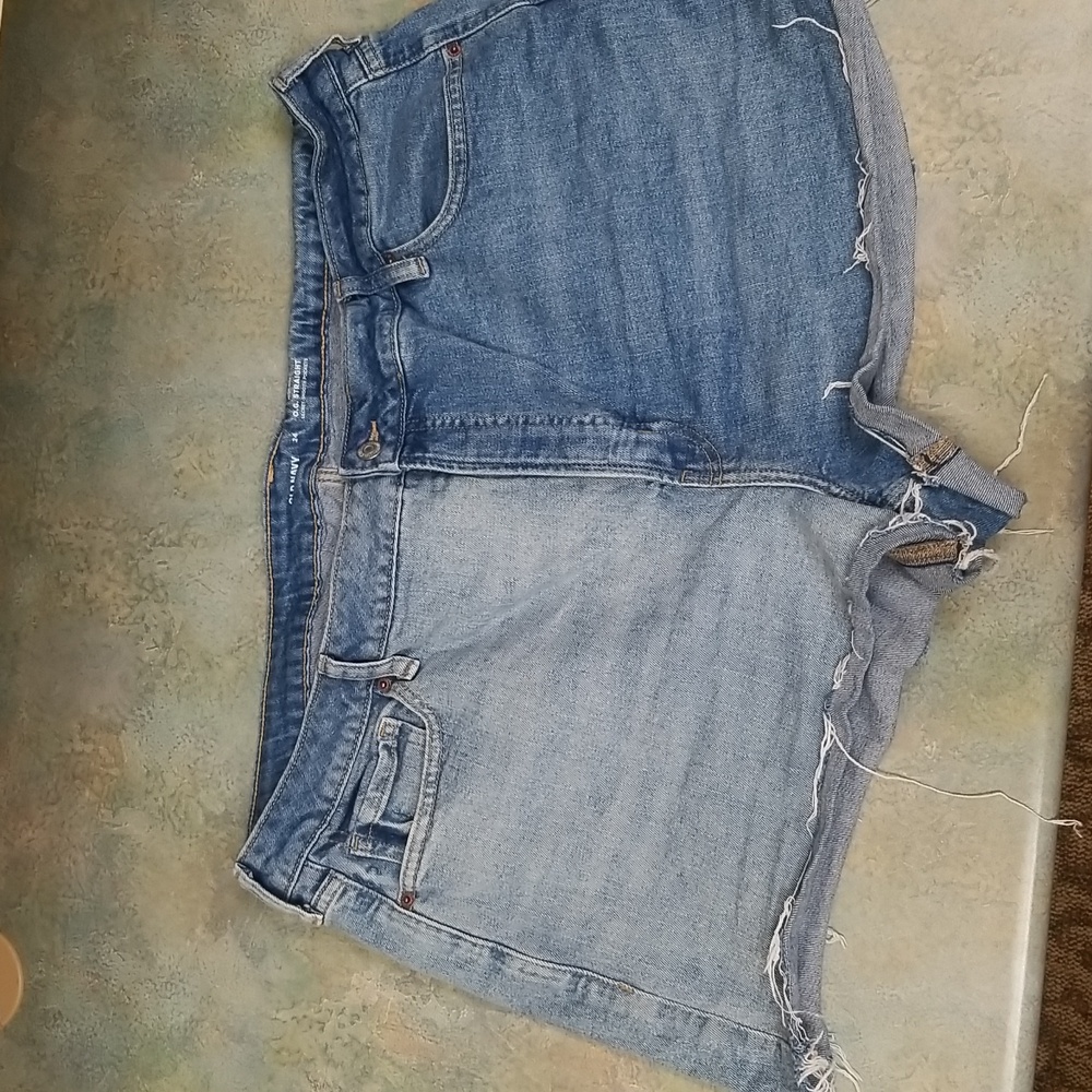 Womens plus size OLD NAVY jean shorts size 24